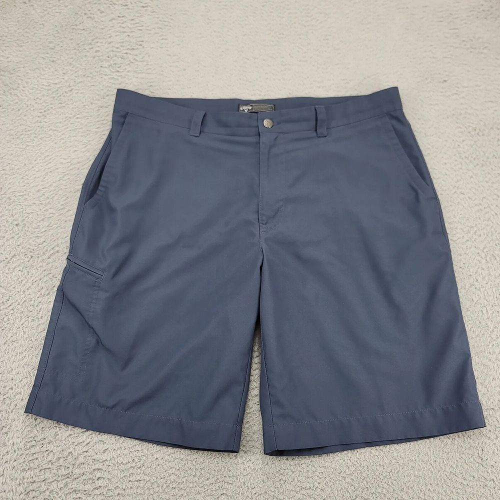 Callaway Shorts Mens 36 Blue Chino Outdoors Golf Lightweight Casual Pockets Logo
